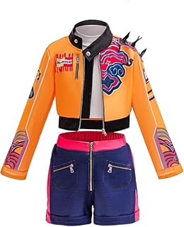 Girls Halloween Costume Black Yellow Polyester