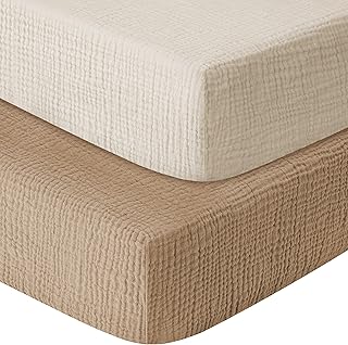 GUNTAIL Muslin Crib Sheets Boys Girls