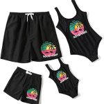 IFFEI Family Matching Mommy Me Swimsuits