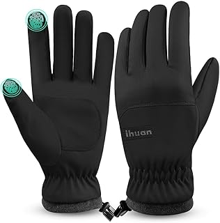ihuan Winter Waterproof Ski Gloves Men