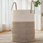 JMvicyroam Large Woven Laundry Basket Hamper