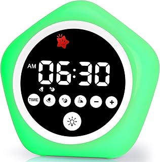 Kids Alarm Clock Ok Wake Green