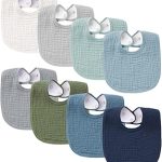 Konssy Muslin Baby Bibs 8 Bandana
