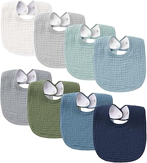 Konssy Muslin Baby Bibs 8 Bandana