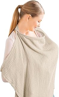 Konssy Muslin Nursing Cover Baby Breastfeeding