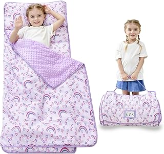 Lasoftan Toddler Nap Mat Pillow Blanket