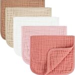 MIGIOL Muslin Burp Cloths 100% Cotton