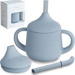 Moonkie Silicone Baby Sippy Cups