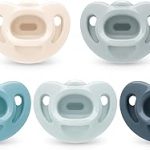 NUK 100% Silicone Comfy Orthodontic Pacifiers