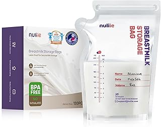 Nuliie 120 Breastmilk Storage Bags Freezer
