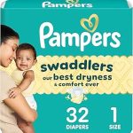 Pampers Swaddlers Diapers Size 1 (8-14