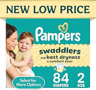 Pampers Swaddlers Diapers Size 2 (10-22