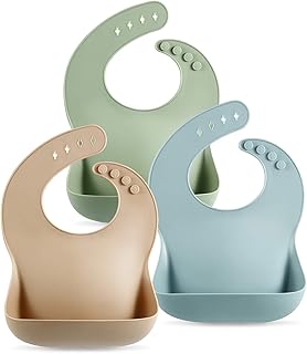 PandaEar 3 Silicone Baby Bibs Waterproof