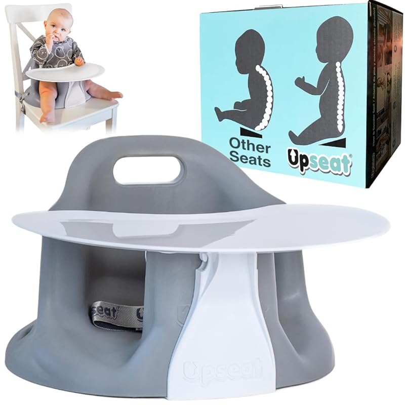 Upseat Original Ergonomic Baby Floor & Booster Seat with Tray for Heal