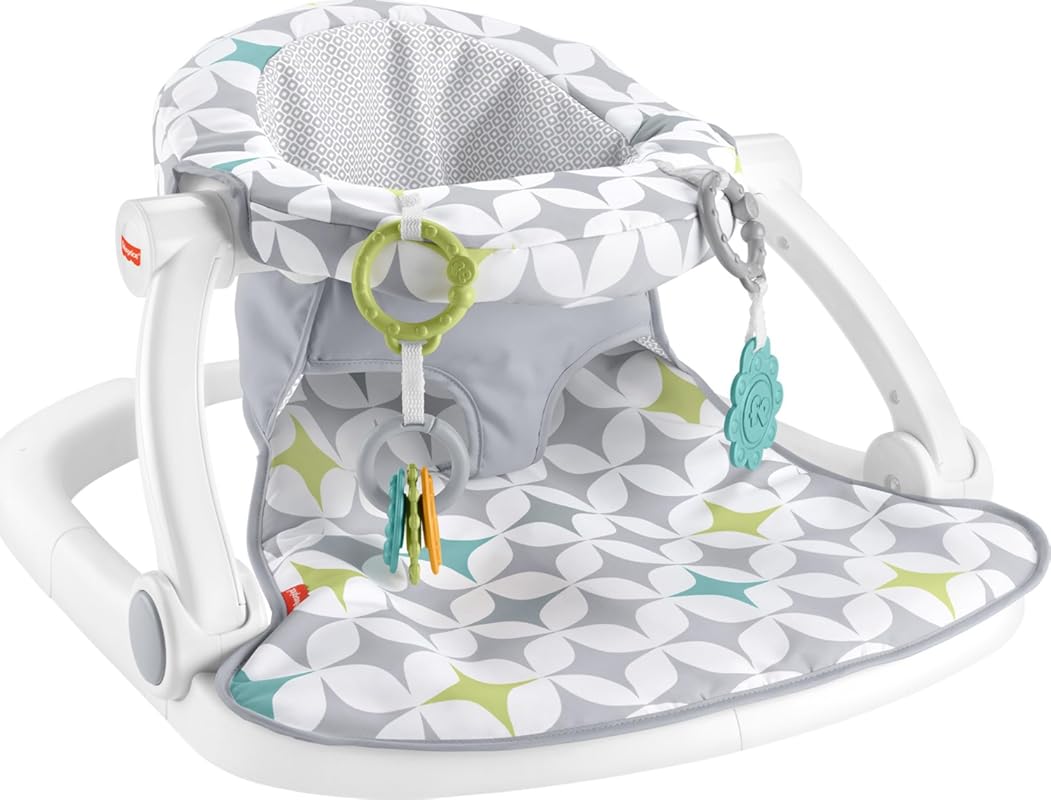 Fisher-Price Portable Sit-Me-Up Baby Floor Seat with Developmental Toy