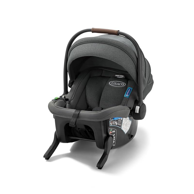 Graco Gomax Infant Car Seat: Lightweight Baseless Design with Canopy, 