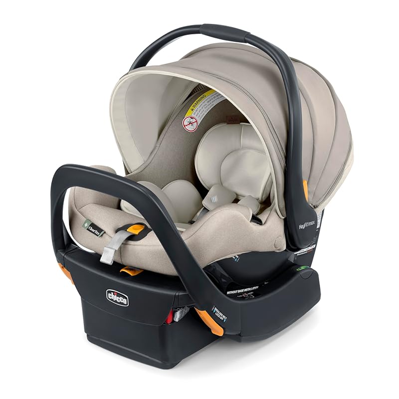 Chicco KeyFit Max Zip ClearTex Infant Car Seat + Base: Rear-Facing 4-3