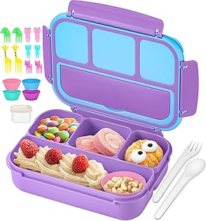 QQKO Bento Lunch Box Kids Girls
