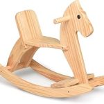 Rocking Horse Wooden Ride Toy Kids