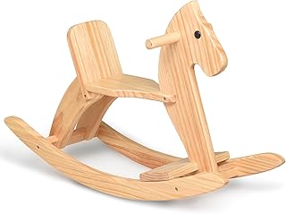 Rocking Horse Wooden Ride Toy Kids