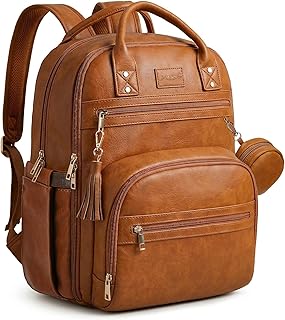 ROSEGIN Premium Vegan Leather Diaper Bag