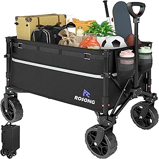 ROSONG Collapsible Wagon Cart Wheels Foldable