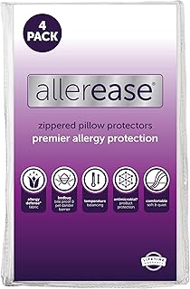 Set 4 Standard/Queen AllerEase Pillow Protectors