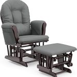 Storkcraft Premium Hoop Glider & Ottoman