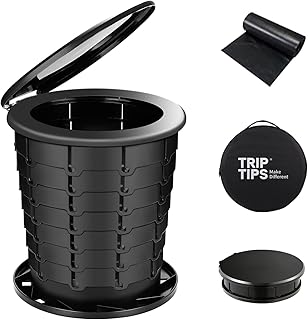 TRIPTIPS Upgrade Retractable Portable Toilet Travel