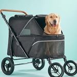 Zoosky Pet Stroller Large Dogs up