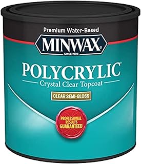 1/2 pt Minwax 24444 Clear Polycrylic
