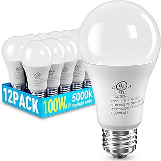 12 LED Light Bulbs 100 Watt