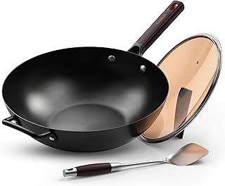 13.5" Carbon Steel Wok Pan