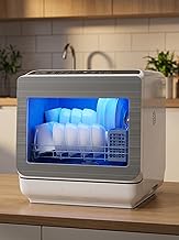 18" Portable Countertop Dishwasher 152OZ Water