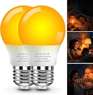 1800K Amber Sleep Light Bulbs