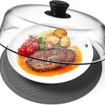 2 1 Glass Microwave Splatter Cover