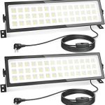 2 Linkable LED Shop Lights