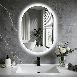 20x28 LED Bathroom Mirror Lights Oval