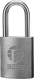 21B722L Padlock Stainless Steel Shackle Brass