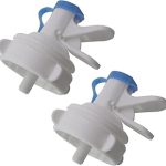 2PCS White PP Plastic Kettle Dispensing