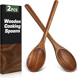 2PCS Wooden Spoons Cooking