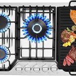 30 Inch Bulit-In Gas Cooktop Griddle