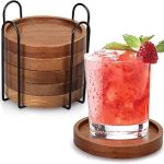 6 Best Wooden Coasters Holder Coffee