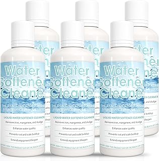 6-Pack Water Softener Cleaner Solution