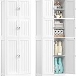 63" H Tall Bathroom Storage Cabinet