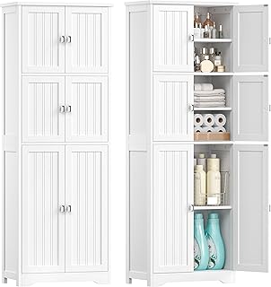 63" H Tall Bathroom Storage Cabinet