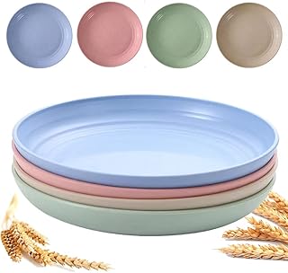 9 Inch Unbreakable Wheat Straw Plates