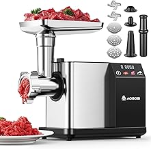 AAOBOSI Meat Grinder Electric 3000W Max