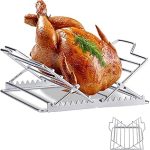 Adjustable Roasting Rack Lift Turkey Chicken