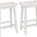 Amazon Basics Solid Wood Saddle-Seat Counter